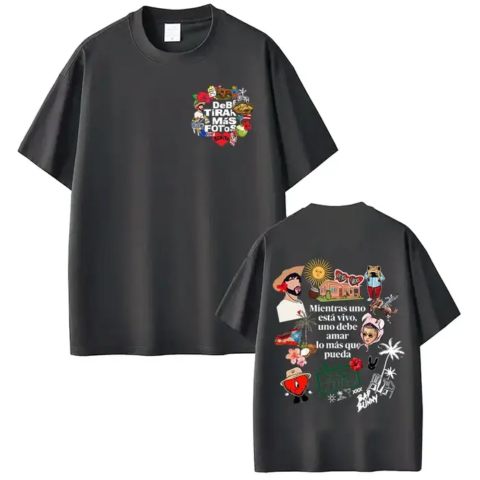 T-shirt Rapper Bad Bunny Debi Tirar Mas Fotos DTMF