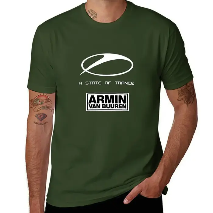 T-shirt manches courtes pour homme, haut estival et sublime, avec graphisme de médicaments, ARMIN VAN BUUREN