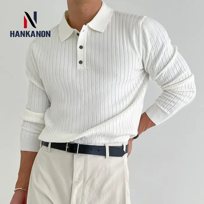 Polo rayé pour les affaires et les occasions occasionnelles