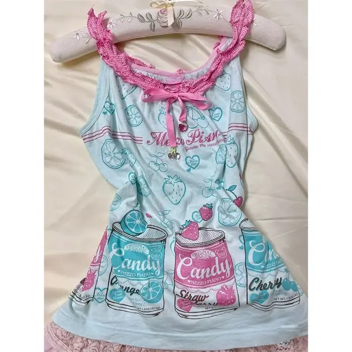 Débardeur Kawaii Japonais Sans Manches pour Femme