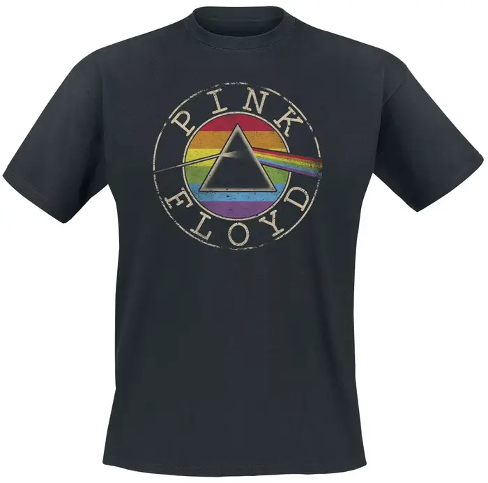 Nouveau T-shirt unisexe en coton avec motif Pink Floyd, manches courtes, tendance, de marque, de lux