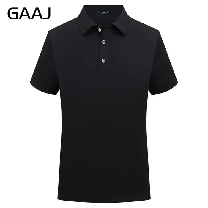 Polo à manches courtes GAAJ à prix abordable, tissu léger 180 g avec élasticité, tailles S à 6XL pou