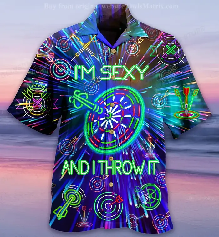 Chemise hawaïenne à manches courtes pour hommes