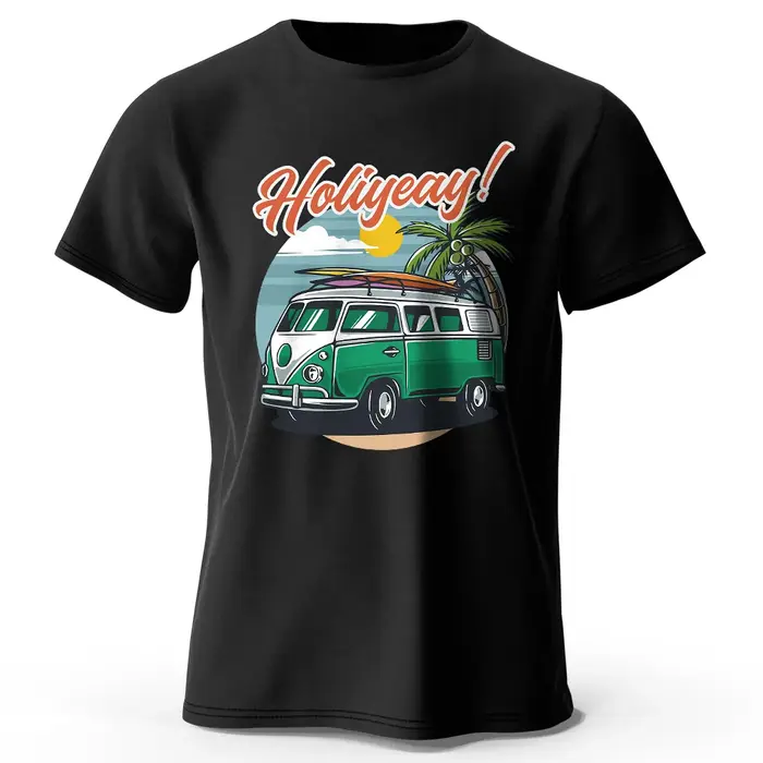 Insigne de coucher de soleil Tropical imprimé unisexe hommes femmes T-Shirt t-shirts hauts 100% coton palmier graphique île vêtements de vacances