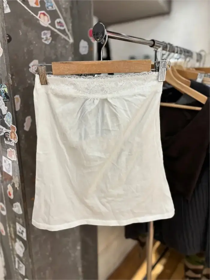 Débardeur sans bretelles en coton pour femmes