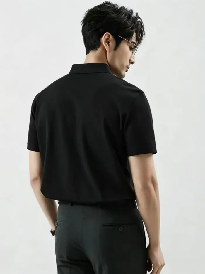 Polo brodé Paul Pony de marque haut de gamme