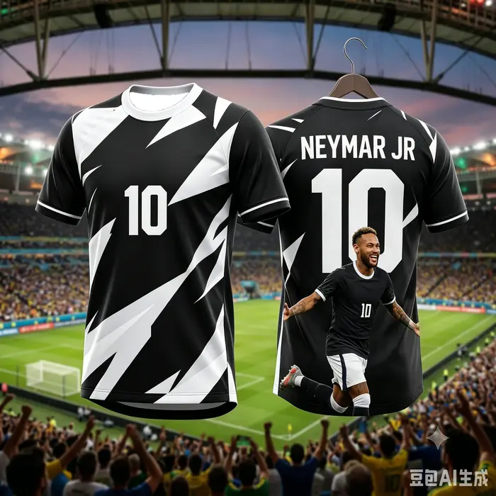 T-shirt de football du Brésil Neymar #