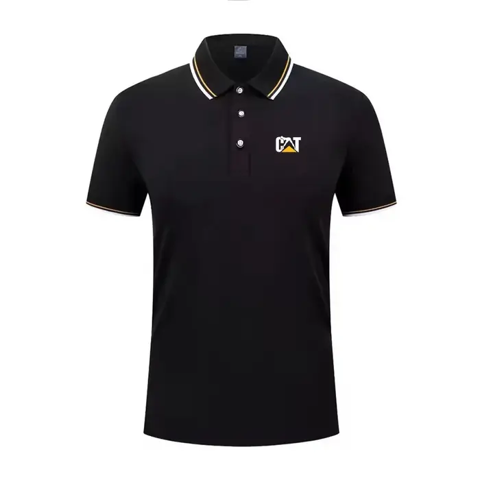 Nouveau Polo Homme 2026 Couleur Unie Manches Courtes Boutonné Col Revers Léger Streetwear Sport Décontracté