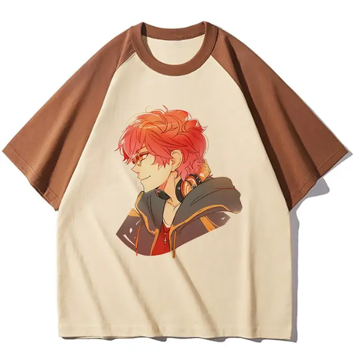 Mystic Messenger Tee femmes Y2K élégant streetwear haut fille manga vêtements