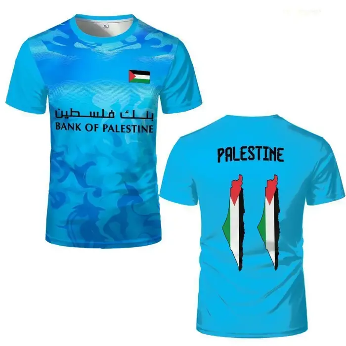 T-shirt imprimé drapeau palestinien
