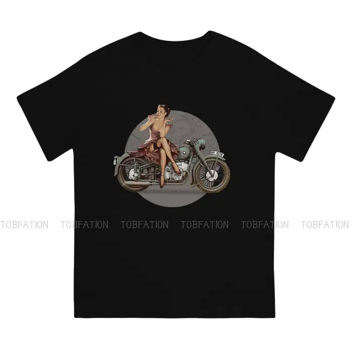T-Shirt à Col Ras du Cou en Coton pour Homme