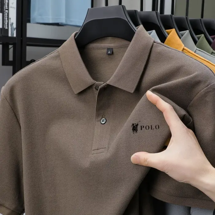 Polo classique d'été Paul Brand New Pony Design respirant pour homme
