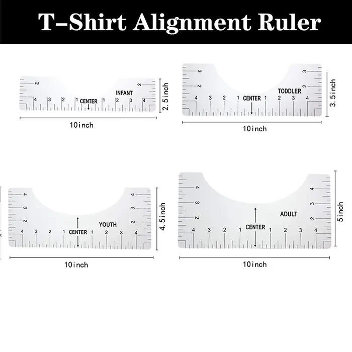 Règle de guidage de T-Shirt