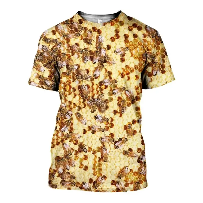 T-shirt graphique à imprimé 3D pour hommes et femmes