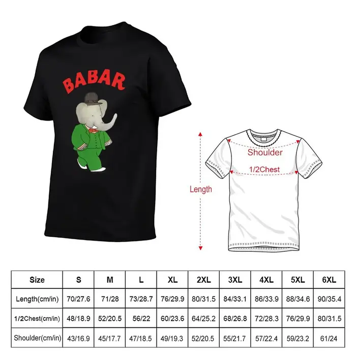 T-shirt Babar l'éléphant pour homme