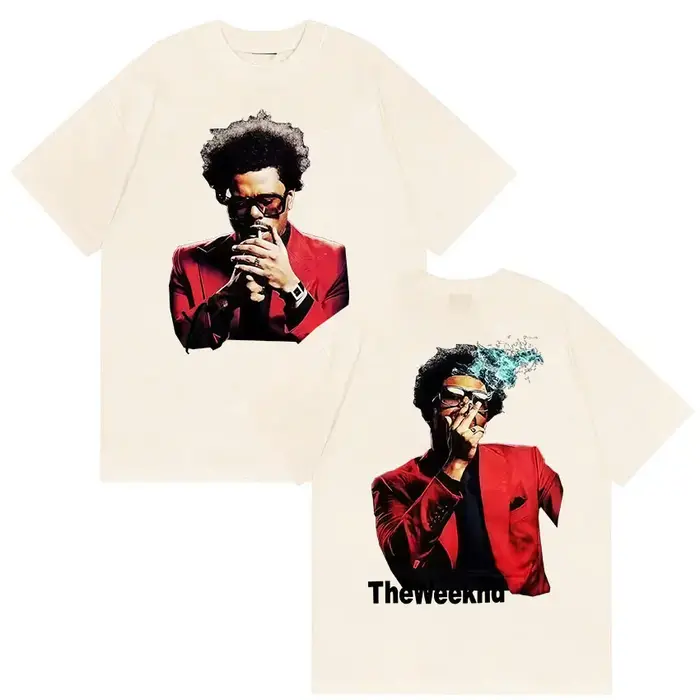 Pop chanteur The Weeknd Xo nouvel Album 2025 Tour T-shirts hommes femmes mode gothique Hip Hop manches courtes coton