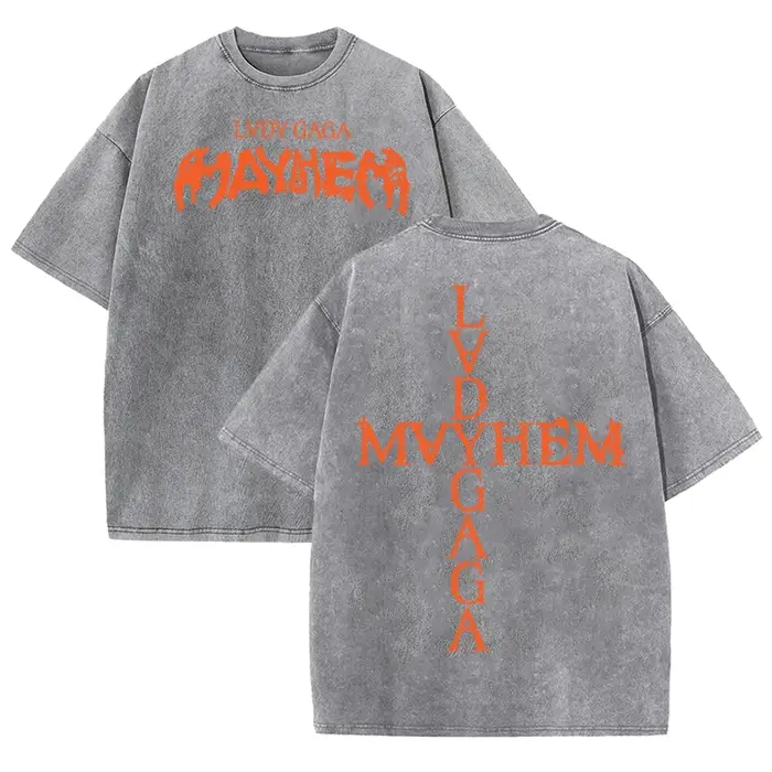 T-shirt vintage Lady Gaga Mayhem pour homme