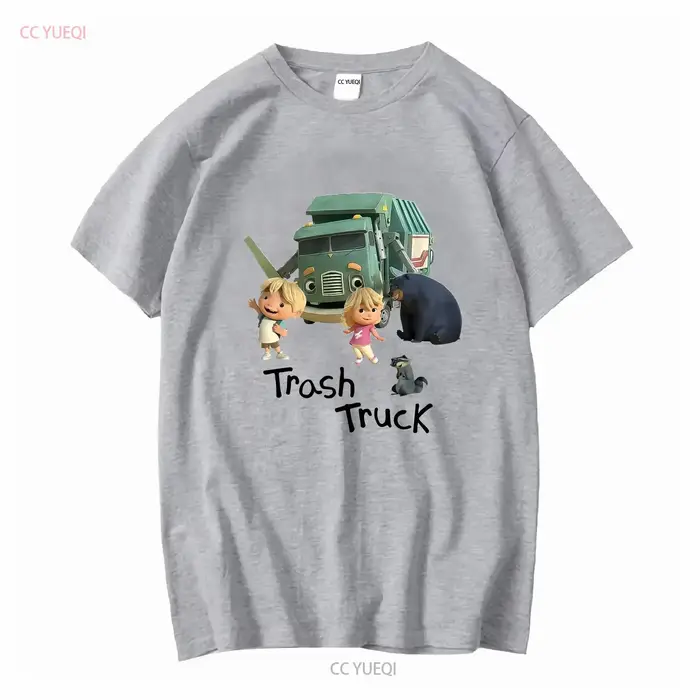 Trash Truck t-shirt s anniversaire garçon fille Hank pour enfants famille correspondant manches longues ou courtes vintage lavé streetwear doux