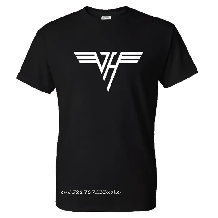 Van Halen T-Shirt imprimé hommes décontracté Streetwear groupe de Rock T-Shirt mode haute qualité 10
