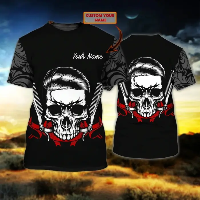T-shirt Barber Life unisexe
