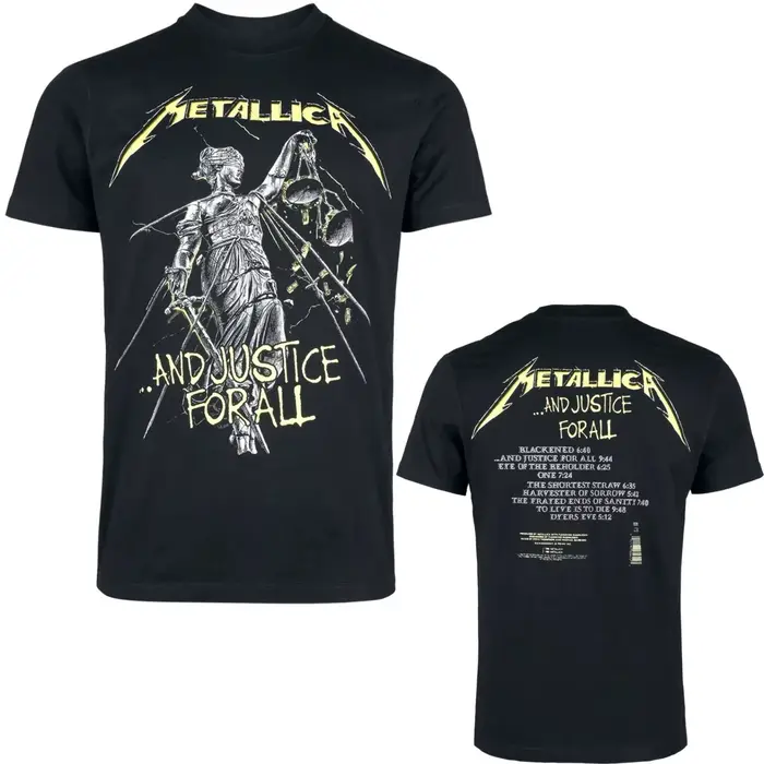 T-shirt de la tournée mondiale 2026 du groupe Summer Metal, style du 21e siècle, en coton unisexe, d