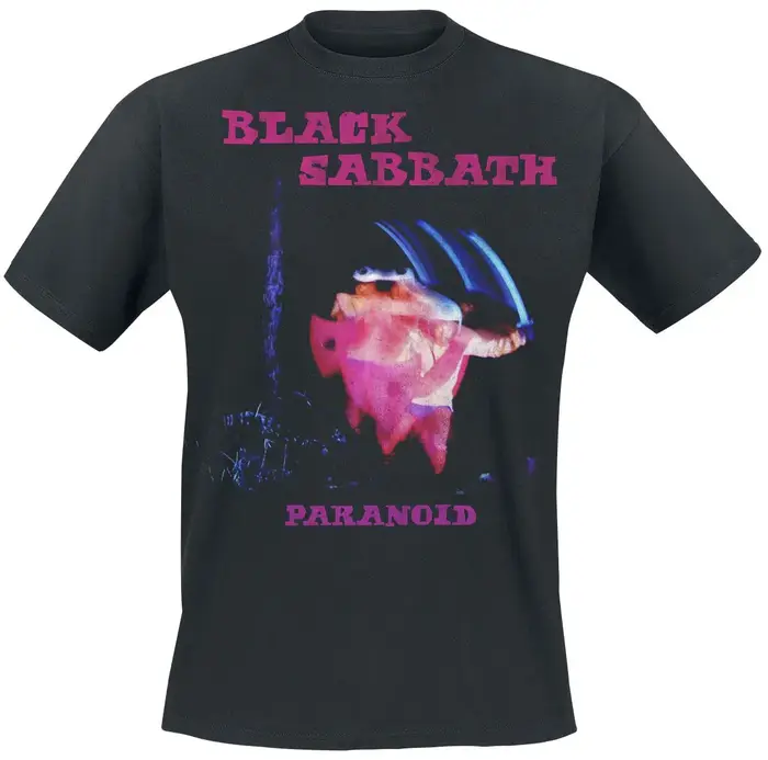 T-shirt unisexe en coton à motif Black Sabbath 2026