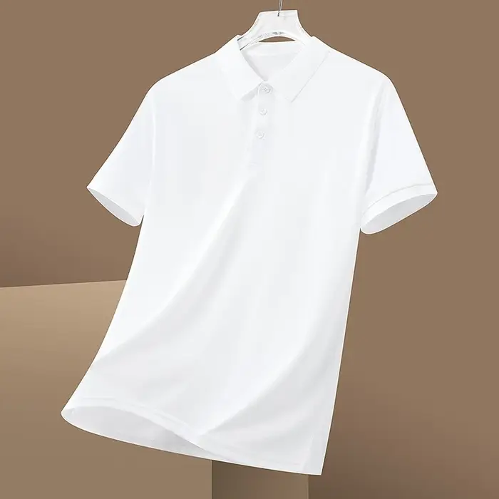 Polo basique uni pour homme