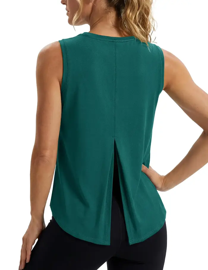 TACVASEN Débardeur Femme Séchage Rapide Protection UV UPF 80+ Gilet de Sport à Nouer au Dos Anti-Tra