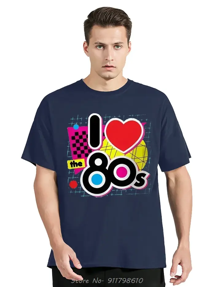 T-shirt unisexe à manches courtes et col rond pour hommes