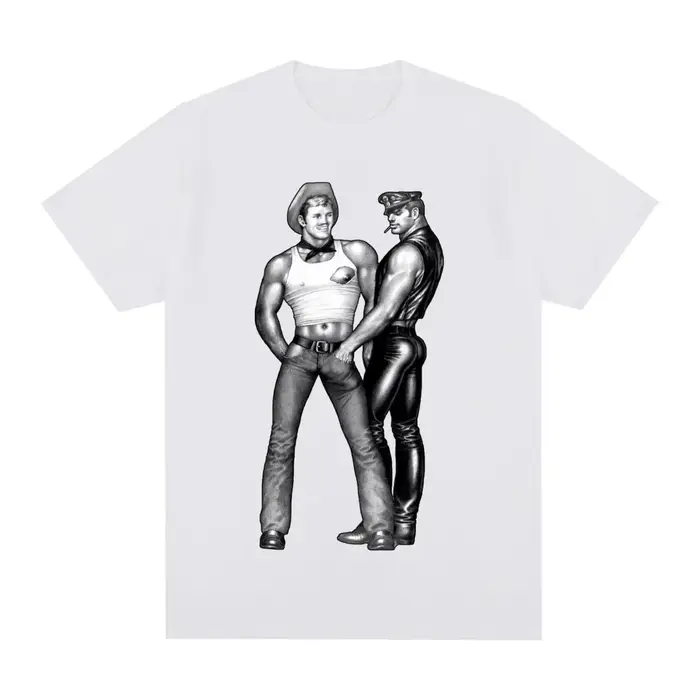 TOM OF FINLAND-T-shirt vintage pour hommes et femmes