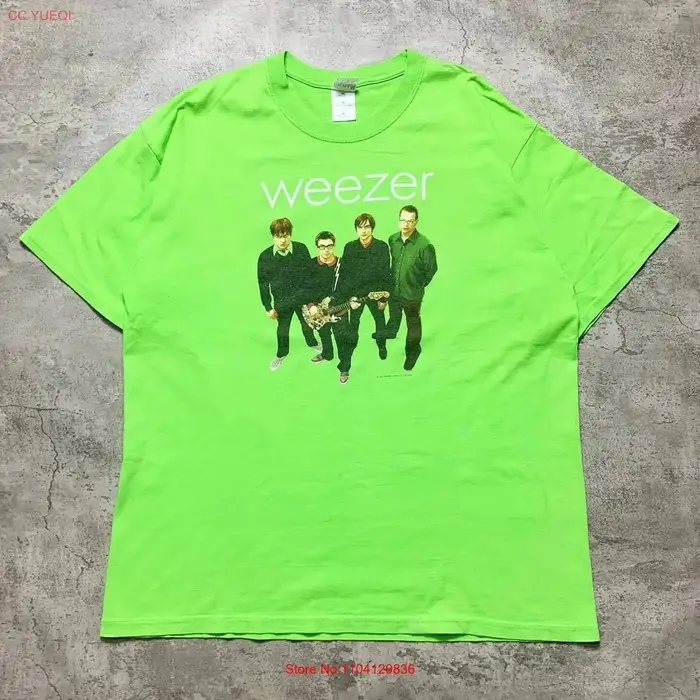 T-shirt Weezer vert néon