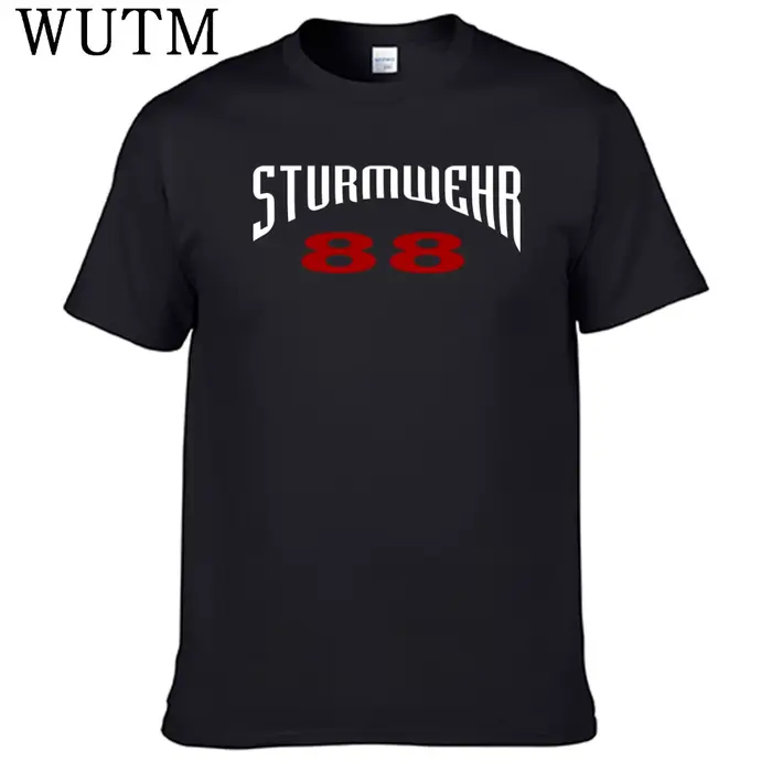 Nouveau groupe Sturmwehr t-shirt 100% coton hommes chemise