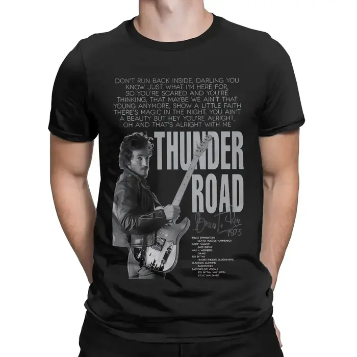 T-shirt Crazy Bruce Springsteens Metal The Boss Rock Music Tour pour hommes et femmes