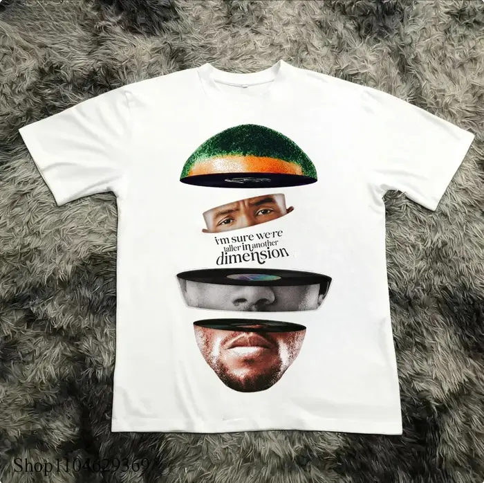 T-shirt graphique rétro du rappeur Frank