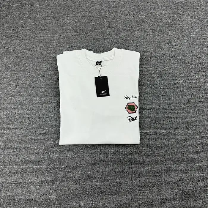 Nouveauté T-shirt Patta Style Streetwear Américain avec Imprimé Palmiers et Étoiles Hauts à Manches Courtes pour Homme