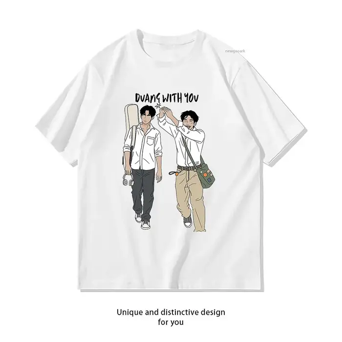 T-shirt thaïlandais bl duang with you series pour femme et homme