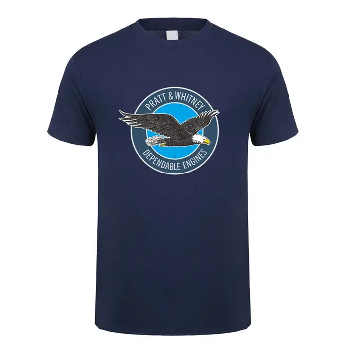 Nouveau Pratt & Whitney Hommes T Shirt D'été À Manches Courtes En Coton Tee Shirts Y-pour Homme Femmes LH-557
