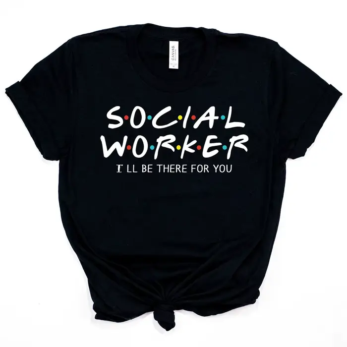 T-shirt humoristique de travailleur social