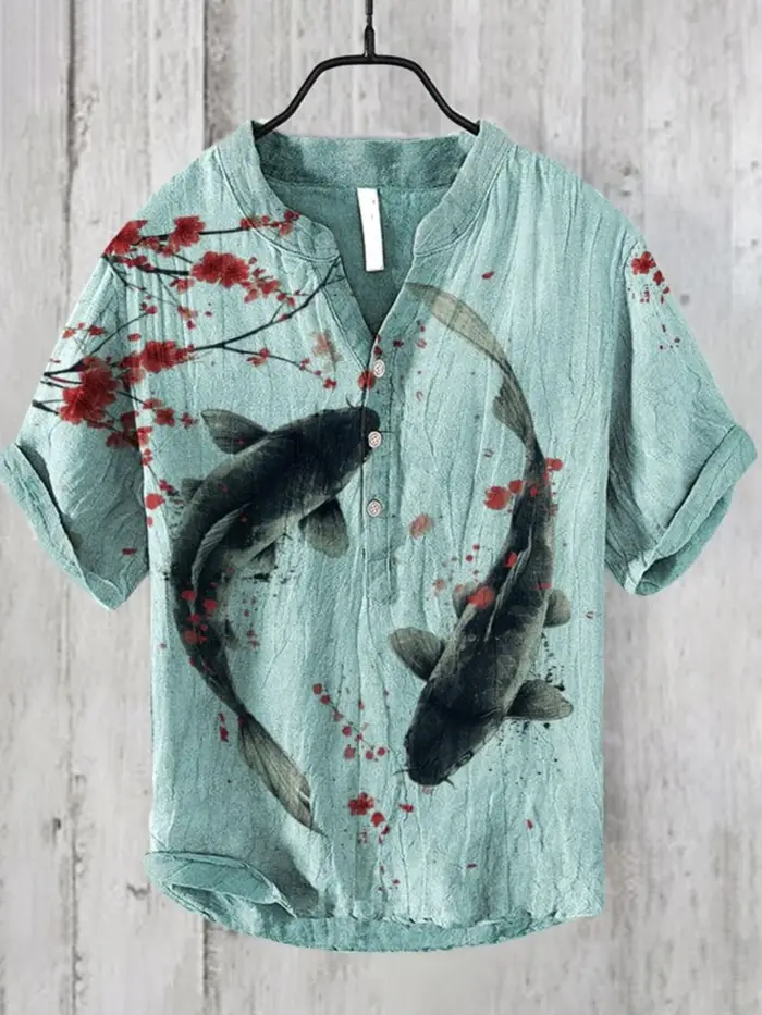 Chemise en lin pour hommes