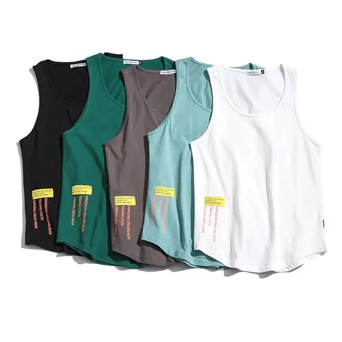 Débardeur de sport 100 % coton pour homme
