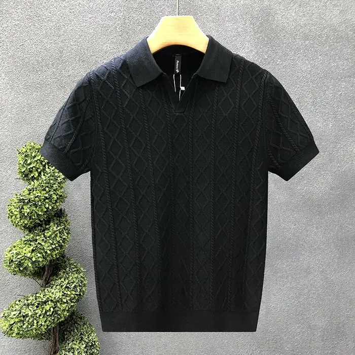 Pull à manches courtes pour homme