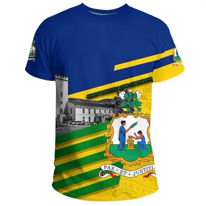 T-Shirt à Manches Courtes et Col Rond pour Homme
