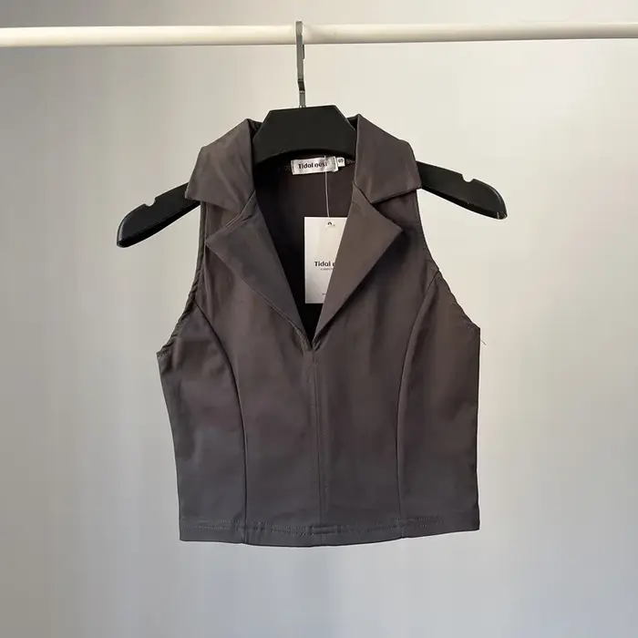 YOZOU – Polo en coton sans manches