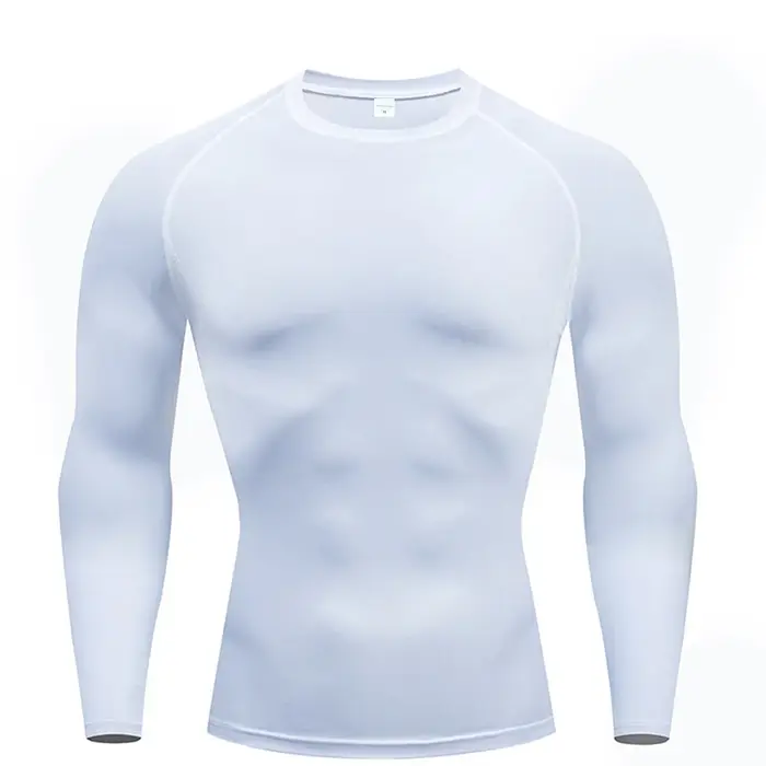 T-shirt de sport de compression à séchage rapide pour hommes
