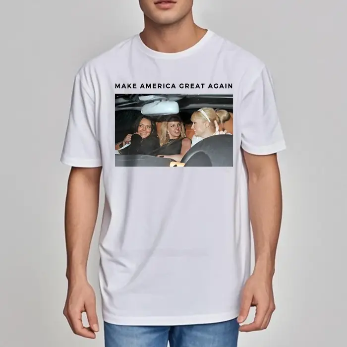 Hommes haut décontracté essentiel Teeshirts rendre l'amérique grande à nouveau Photo adulte coton t-shirt à la mode couleur unie t-shirt décontracté