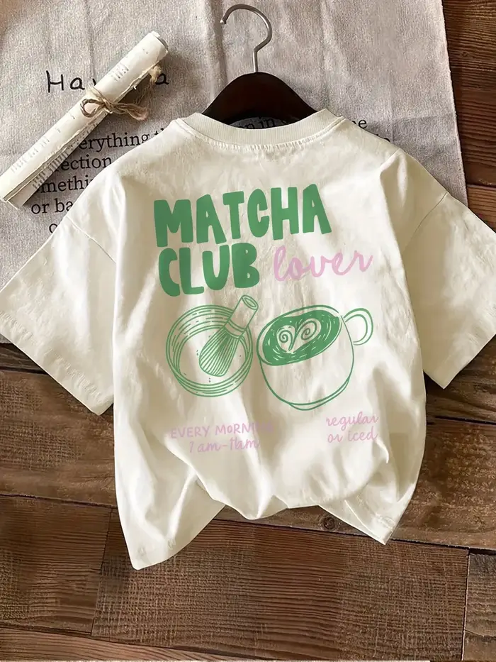 T-shirt graphique en coton pour femme