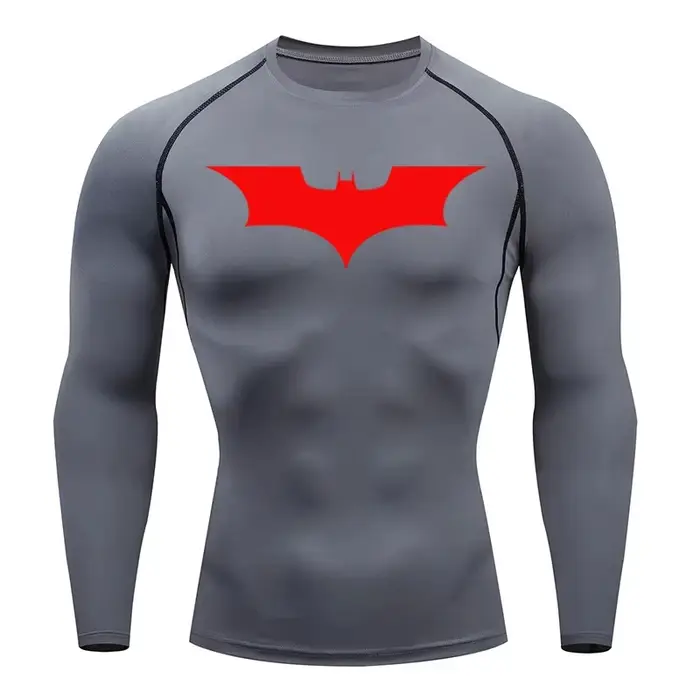 Haut athlétique de compression pour hommes – Manches longues