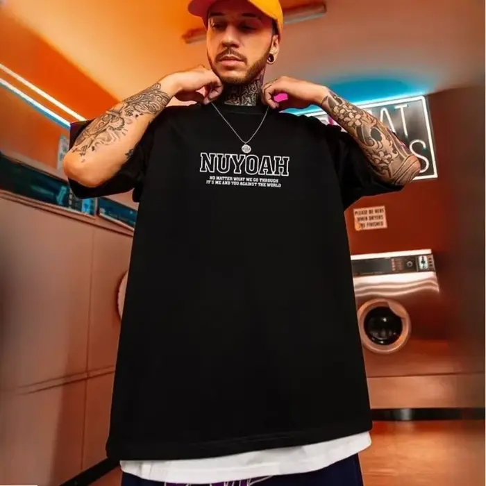 T-shirt à col rond pour hommes