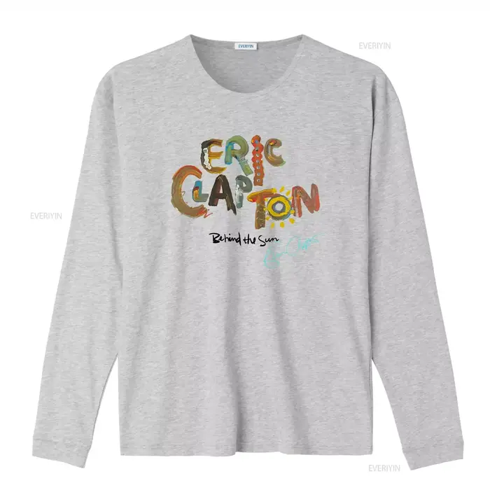 T-shirt Eric Clapton Signature Behind The Sun disponible dans toutes les tailles S 5XL vintage lavé élégant unisexe polyvalent décontracté