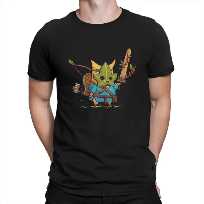 Z-helpda-T-shirt à col rond en pur coton pour hommes